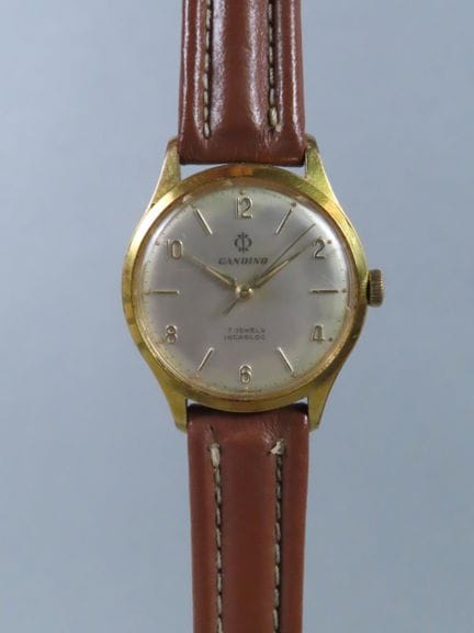 CANDINO, Switzerland. Wristwatch with a circular g