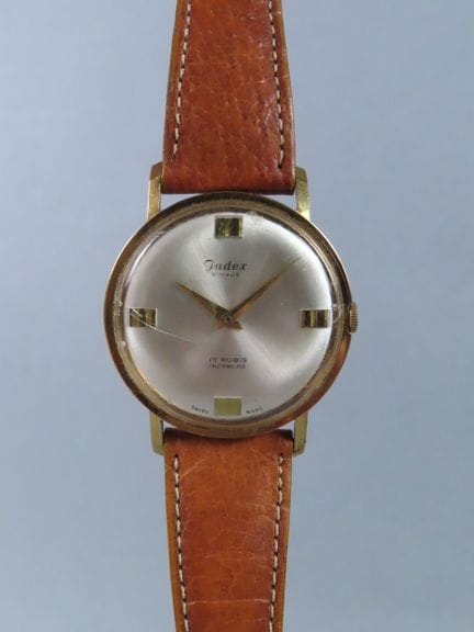 JUDEX, Switzerland. Elegant wristwatch with a circ