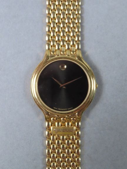 MOVADO, Switzerland. Museum. Quartz. Elegant wrist