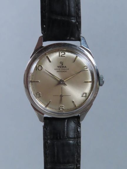 YEMA, France. Sous-Marine. Wristwatch with a circu