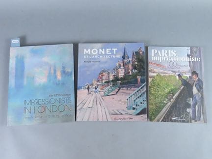 [IMPRESIONISMO]. Colección de 3 obras: 
- RAVELLE,