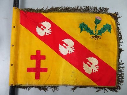 LORRAINE. Drapeau fanion de la Société hippique ru