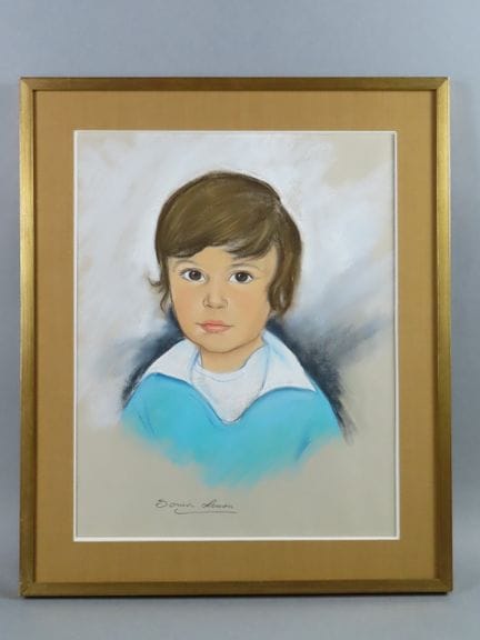 Sonia LENOIR (20th century). Portrait of a Little 