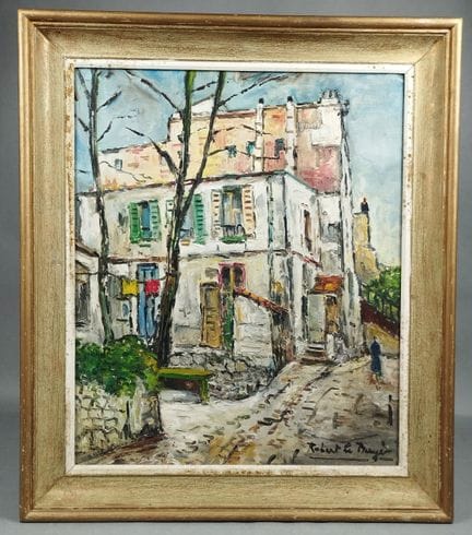 Robert LE BERGER (1905-1972). Paris, Ménilmontant,