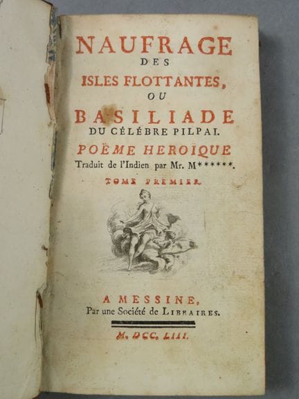 MORELLY (Etienne-Gabriel). Naufrage des isles flot