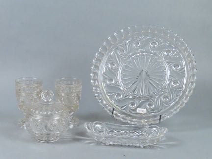 BACCARAT, Lothringen. Modell „Spirale“. Nachtgesch