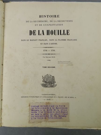 GRAR (Edouard). Histoire de la recherche, de la dé