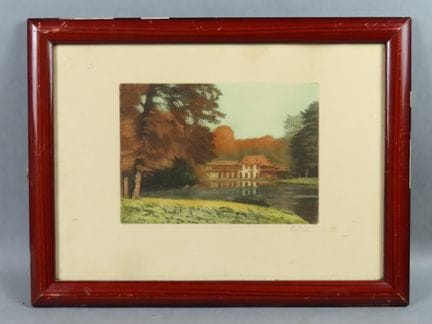 Frédéric Louis LEVE (1877–1968). Versailles, the L