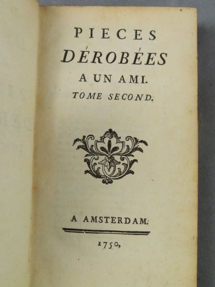 [POESIE] - LATTAIGNANT (Gabriel-Charles de). Pièce