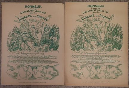 [MILITARIA – PLAKATE]. Victor PROUVE (1858–1943), 