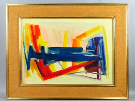 Maté HAY (born in 1956). Abstract composition. Rep