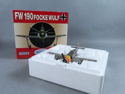 Armour-Kollektion. Flugzeugmodell. FW 190 Focke-Wu