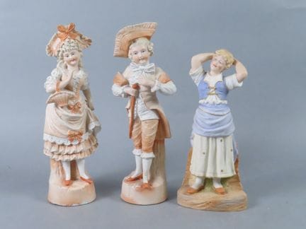 ALEMANIA (?). Par de figuras que representan a un 