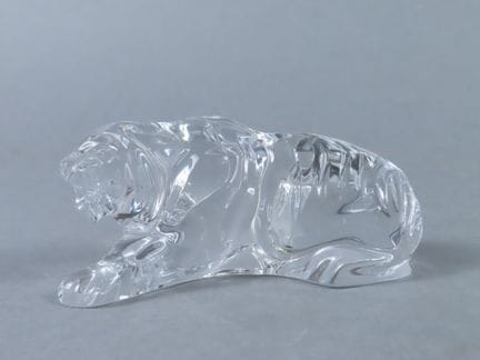 BACCARAT, Lorena. Ponderón con forma de tigre al a