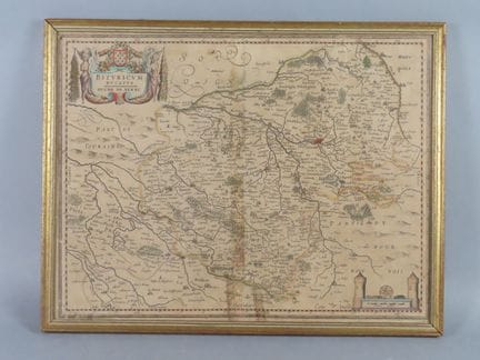 [Berry] - BLAEU (Willem). Bituricum Ducatus (Ducad