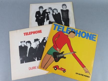 TELEPHONE, grupo de rock francés. Colección de tre