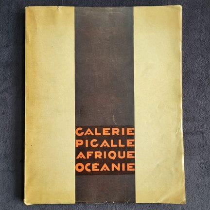 GALERIE PIGALLE, AFRICA AND OCEANIA. 1930. Quarto,