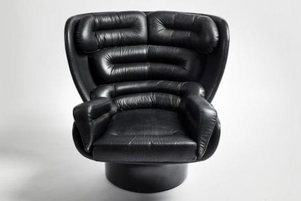 Joe COLOMBO (1930 - 1971). Sillón «Elda» con carca