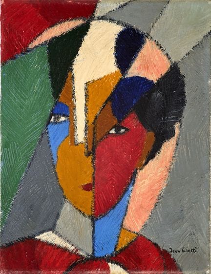 Jean CROTTI (1878–1958). Head of a Young Girl, cir