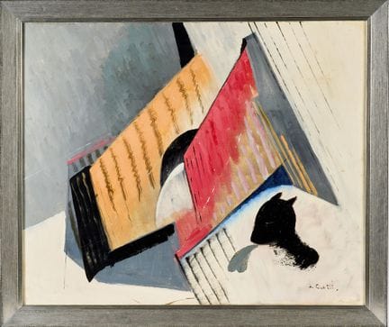 Jean CROTTI (1878–1958). Abstract composition. Oil