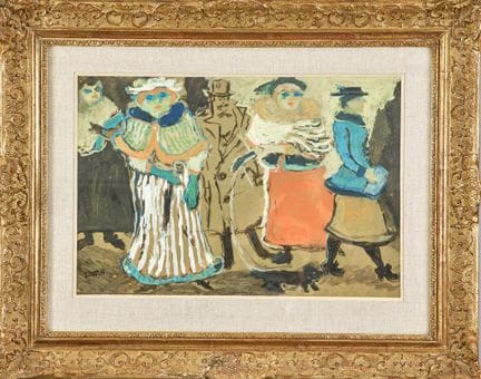 Fikret MOUALLA SAYGI (1905–1968). “Passersby, a Pa