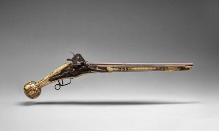 Importante pistola a ruota tedesca da cavalleria, 