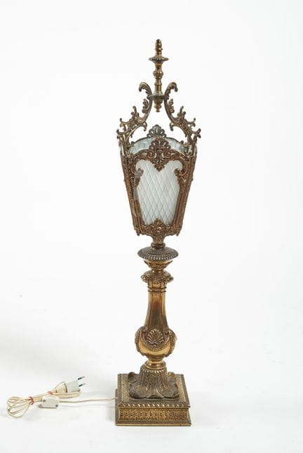 Lamp    80 x 12 cm (diameter)
Bronze and glass lam