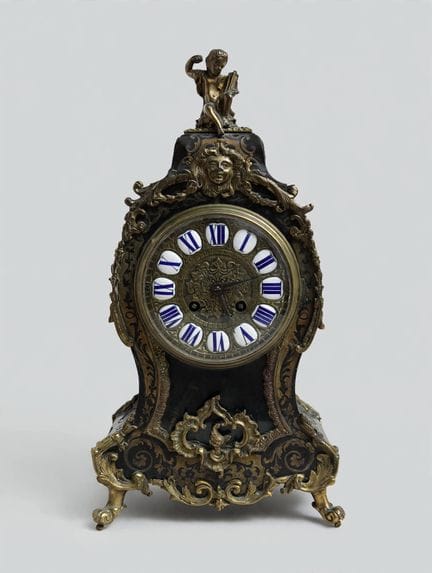 Table clock     41x21x13 cm
Boulle-style table clo