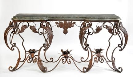 Art Nouveau console table Cm 83x163x57 
Art Nouvea