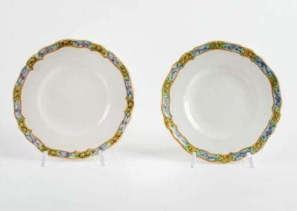 Pair of plates, approximately 1890   2 x 16 cm (di