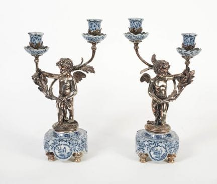 Par de candelabros    39 x 22 x 12,5 cm
EDWARD. Pa