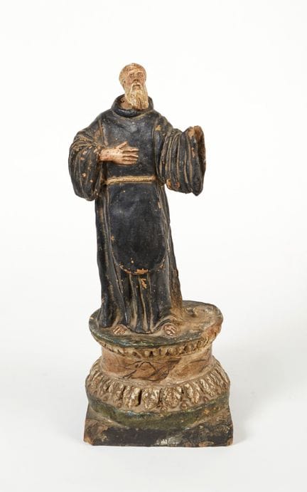 "Saint Anthony the Abbot"   Wooden sculpture, 37.5
