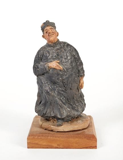 "Priest"    22 x 11.5 cm (diameter).
CARLO ANLERI 