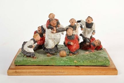 "Soccer Game"    21 x 37 x 21.5 cm
CARLO ANLERI (V