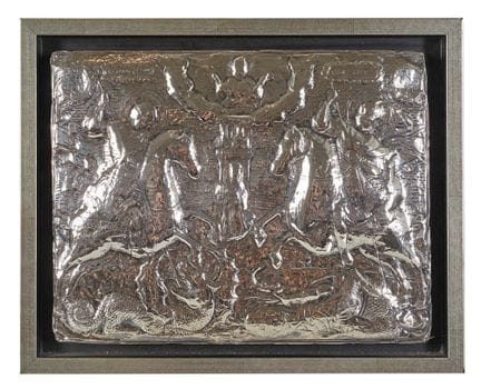 "St. George and St. Demetrius Defeat the Dragon"  
