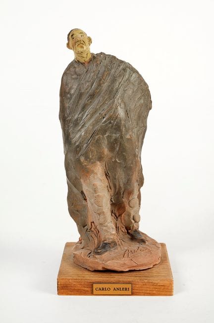 "Figure"    24 x 10 cm (diameter).
CARLO ANLERI (V