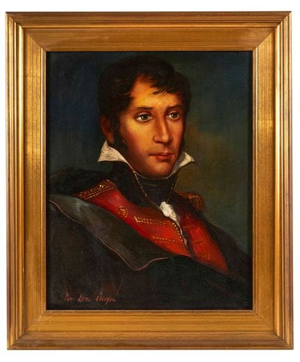 Maestro del siglo XIX, «Retrato de un general». Ól