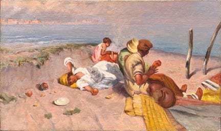 EDUARDO DALBONO (Nápoles, 1841 - 1915) «Descanso d