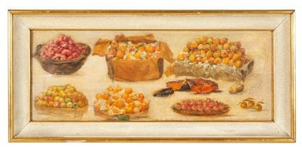 STEFANO NOVO (Cavarzere, 1862 - 1927) «Fruta». Óle