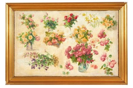 STEFANO NOVO (Cavarzere, 1862 - 1927) «Flores». Ól
