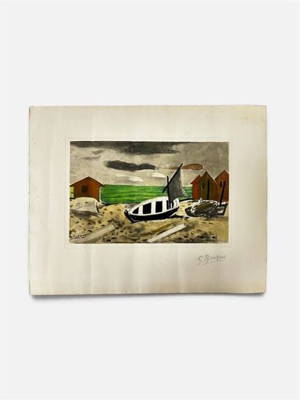Georges BRAQUE (1882-1963)
La Barque de Peche (195