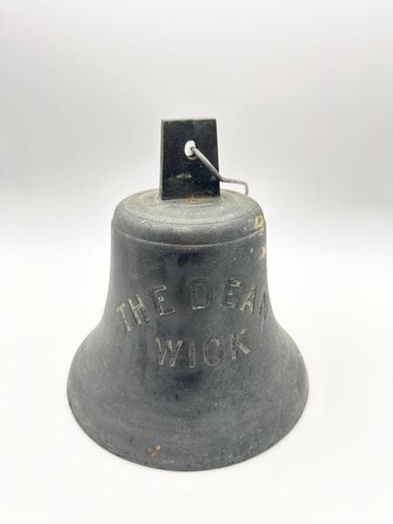 Cloche vintage avec inscription 'The Dean Wick' - 