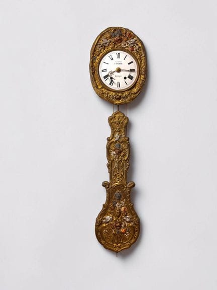 Orologio Comtoise della fine del XIX secolo in ott