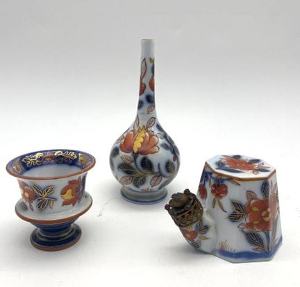 Giappone - piccolo lotto di miniature Imari, tra c