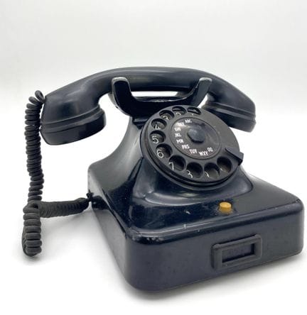 Siemens - Telefono vintage in metallo verniciato d