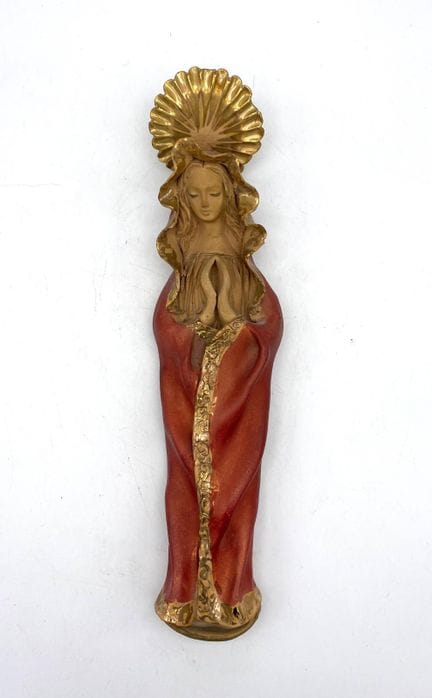 Scultura italiana in terracotta della Vergine Mari