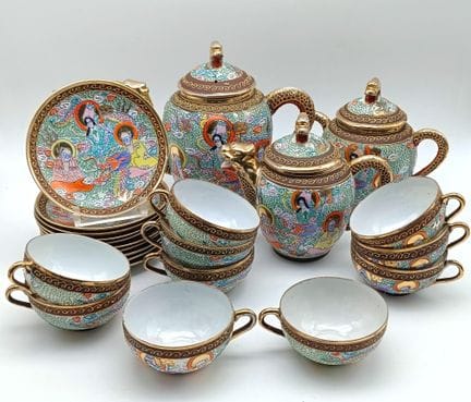 Set da tè/caffè Satsuma - 10 tazze - 10 piatti - 1