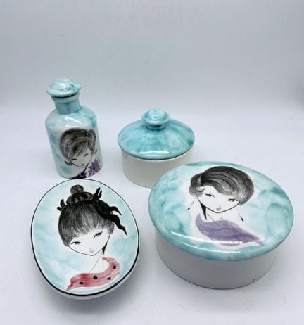 Portagioie italiano Ceramica De Milano, vintage de