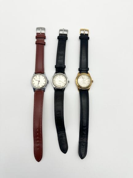 Set di tre orologi da uomo, di cui uno TemposLux, 