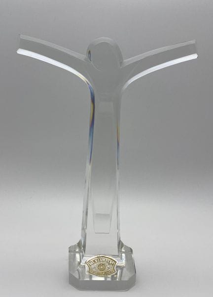 Val Saint Lambert - Crocifisso - Altezza: 28 cm